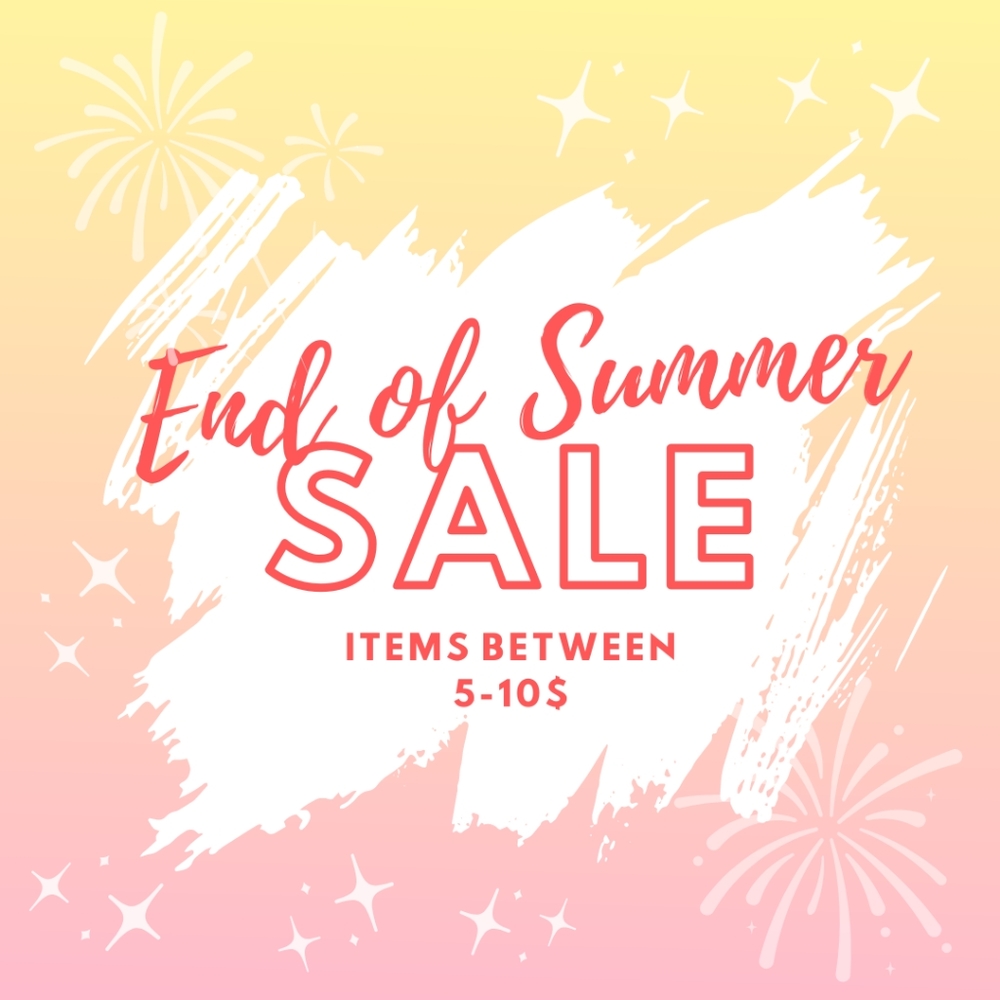 ☀️END OF SUMMER SALE (10$ OR LESS)